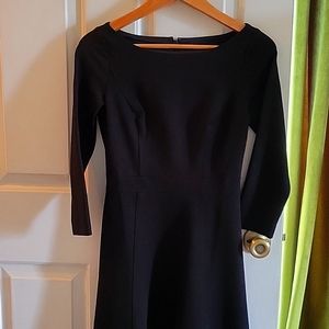 J. Crew Boat neck Black Dress 00